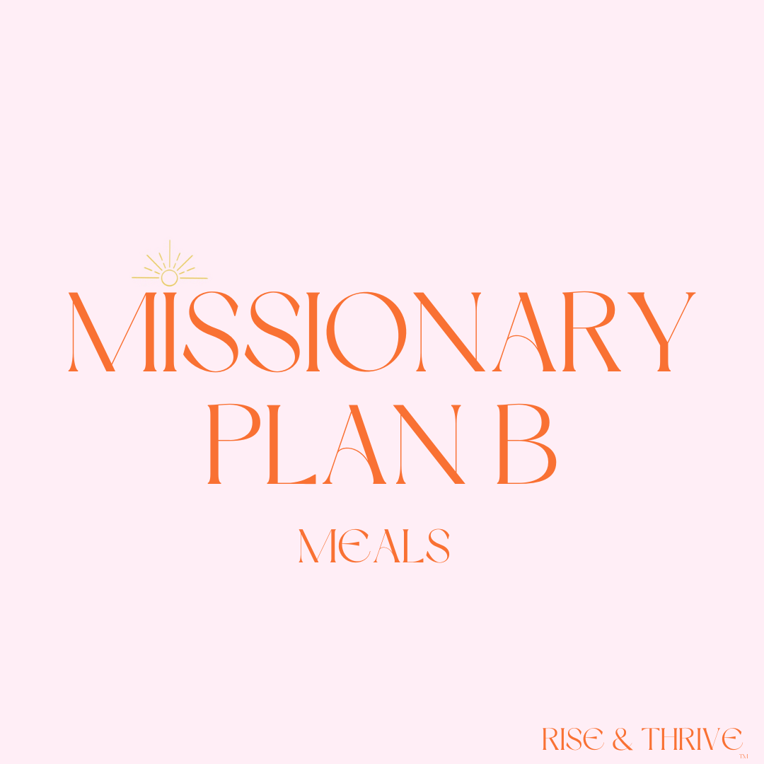 Missionary Plan B (Meals)